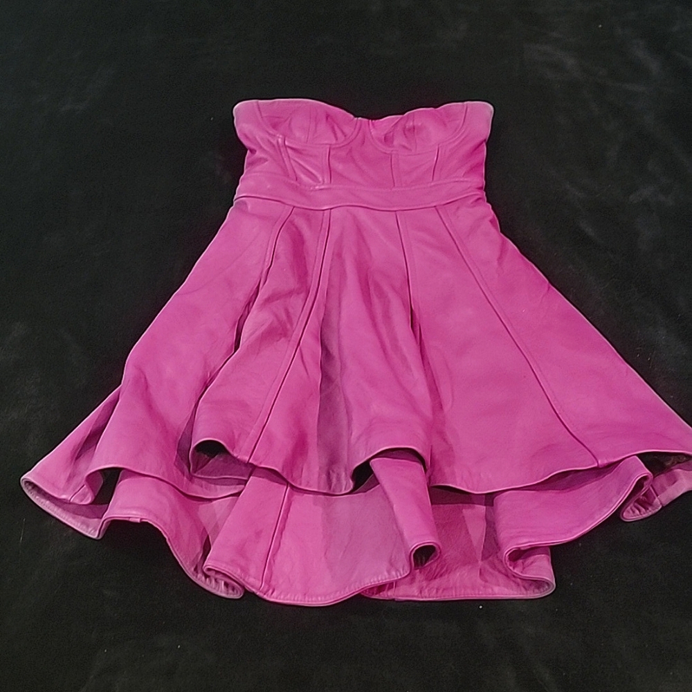 Bebe leather dress